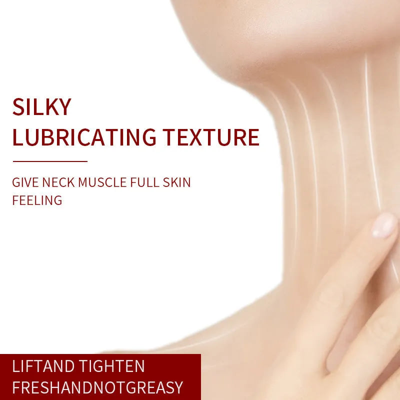 Neck cream container with roller applicator, 120g formula for neck moisturising