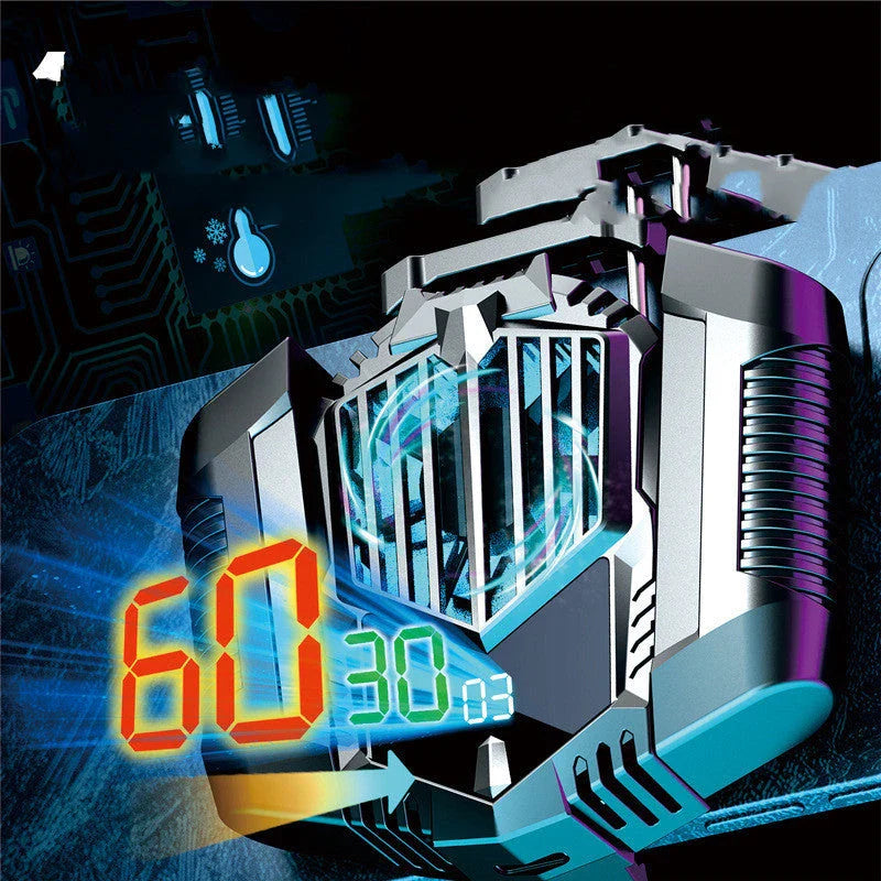 Advanced mobile phone cooling system with dual-core refrigeration technology for superior temperature control and heat dissipation