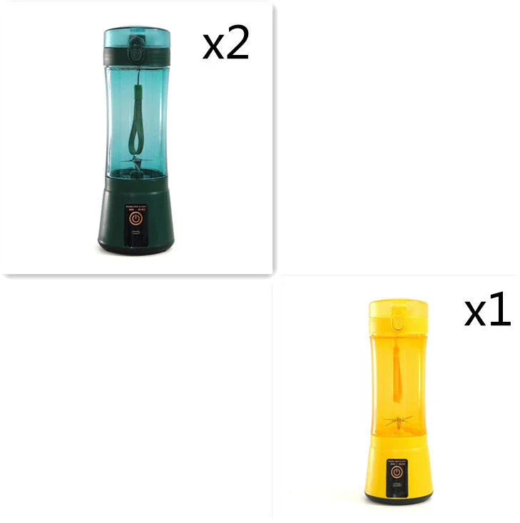 Rechargeable portable blender for making smoothies, shakes, and other on-the-go refreshments