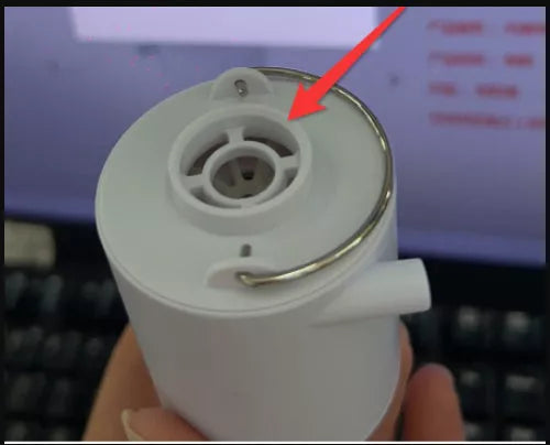 Ultra-mini portable air pump with 4 nozzles for outdoor inflation needs