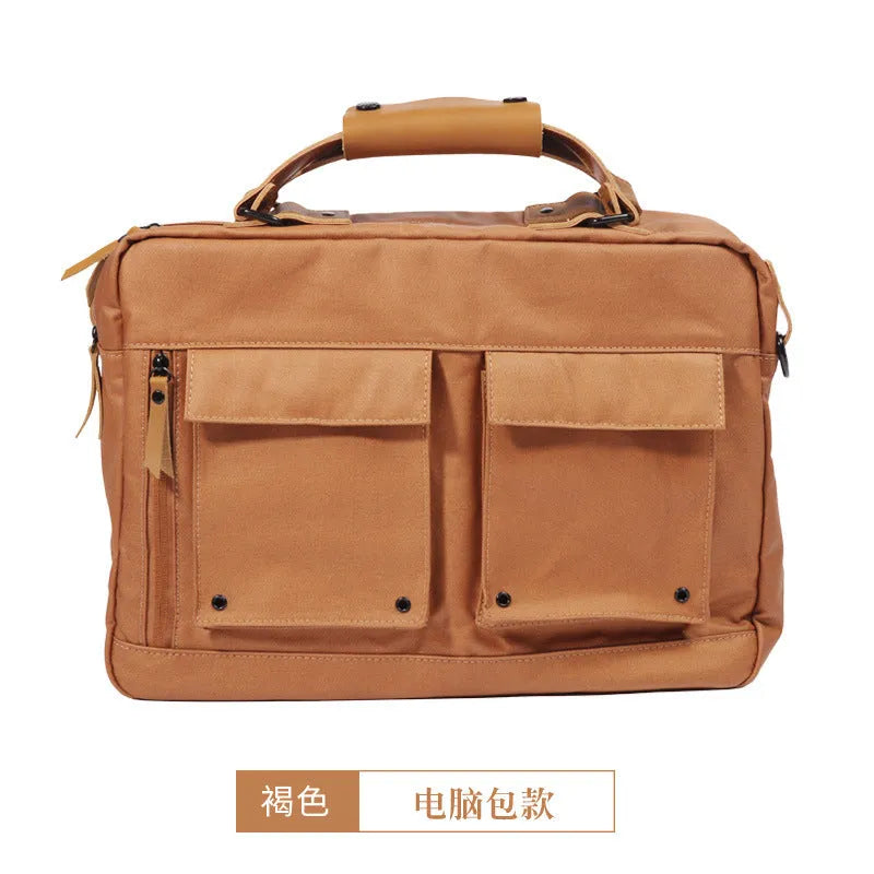 Dpark black single shoulder laptop bag for a 14 or 15 inch Lenovo laptop.