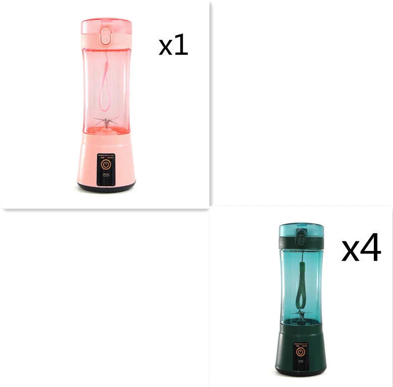 Rechargeable portable blender for making smoothies, shakes, and other on-the-go refreshments