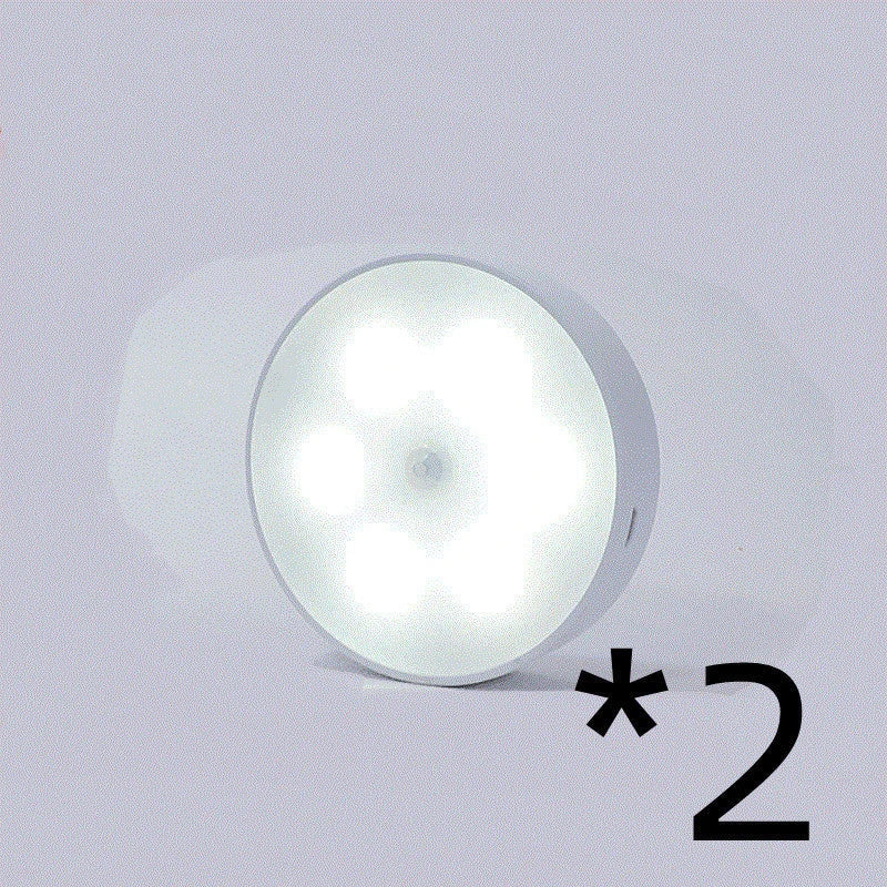 USB-powered motion-activated LED puck lights for cabinets, closets, and other small spaces