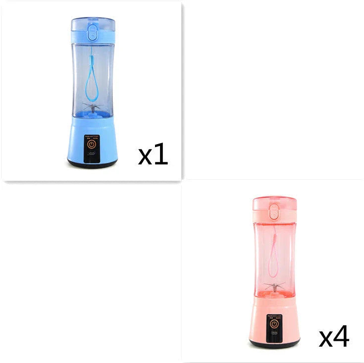 Rechargeable portable blender for making smoothies, shakes, and other on-the-go refreshments
