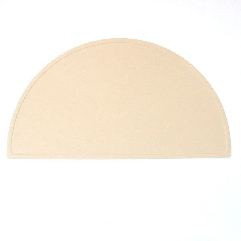 Premium Silicone Children's Placemat in various colors, featuring a modern and durable design for easy cleanup