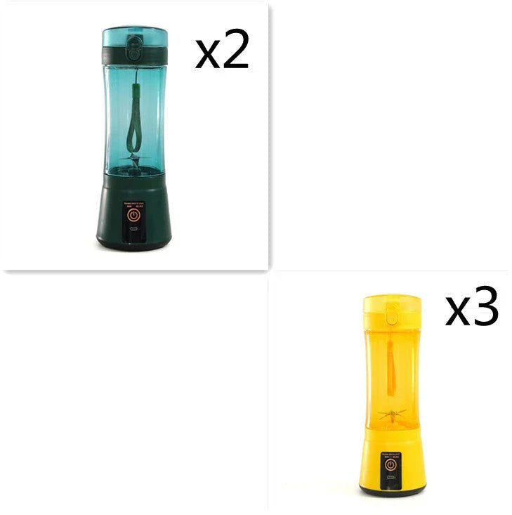 Rechargeable portable blender for making smoothies, shakes, and other on-the-go refreshments