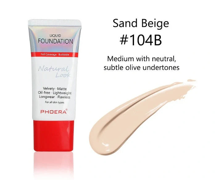 Matte Silky Liquid Foundation for a flawless, long-lasting matte finish