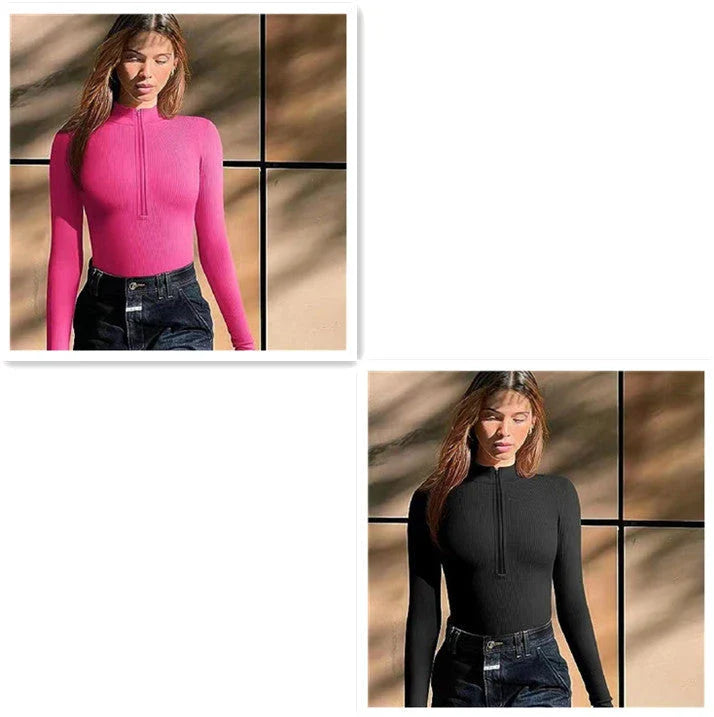 Seamless jumpsuit for women in various colors, featuring a slimming and comfortable design