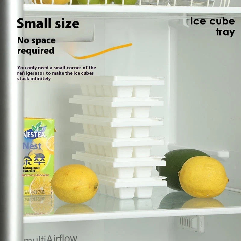 Ice tray with twist-release mechanism for easy ice cube removal, made of high-quality materials and available in various colors