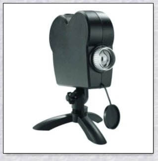 Magic Window Projector turning a window into a festive holiday display