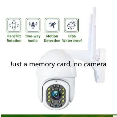 CAMHI ISCEE2 2.5 inch WiFi camera, 1080P outdoor 2MP security camera with TF card options