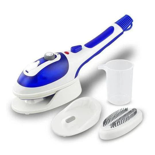 Versatile handheld steam iron with powerful 1000W output, compact and lightweight design, and dual voltage compatibility for global use