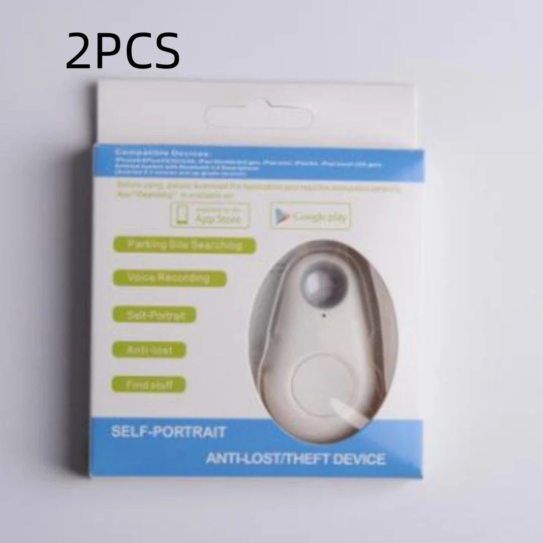 Compact Bluetooth tracking tag with smartphone app to find lost keys, wallet, pets and other valuable items