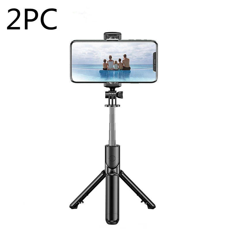 Bluetooth Selfie Stick with Tripod for iPhone, Extendable Length, Remote Control, Hands-Free Photography