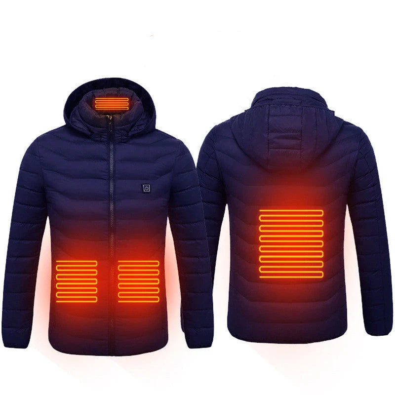 Versatile heated jacket with USB charging for customizable warmth and cozy comfort in any weather