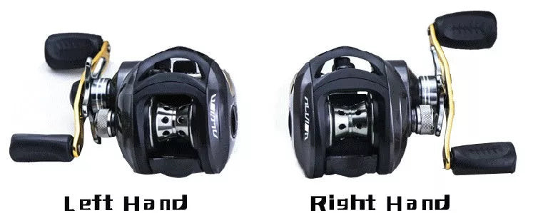 Luya Magnetic Metal Fishing Reel with all-copper transmission gear and stainless steel bearings