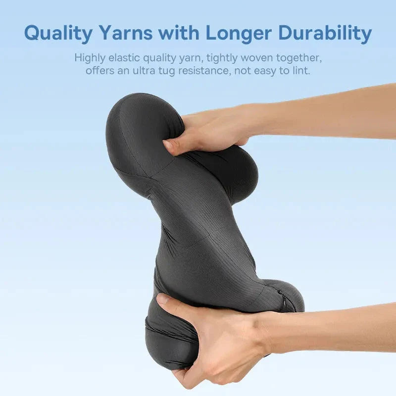 Car Neck & Waist Pillow Cushion - Ergonomic Design for Optimal Neck and Lumbar Support
