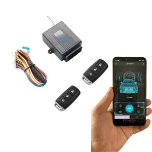 Universal Car Anti Theft Security Alarm System with Remotes - Remotely control car security features, loud alarm, and easy installation for most vehicle models.