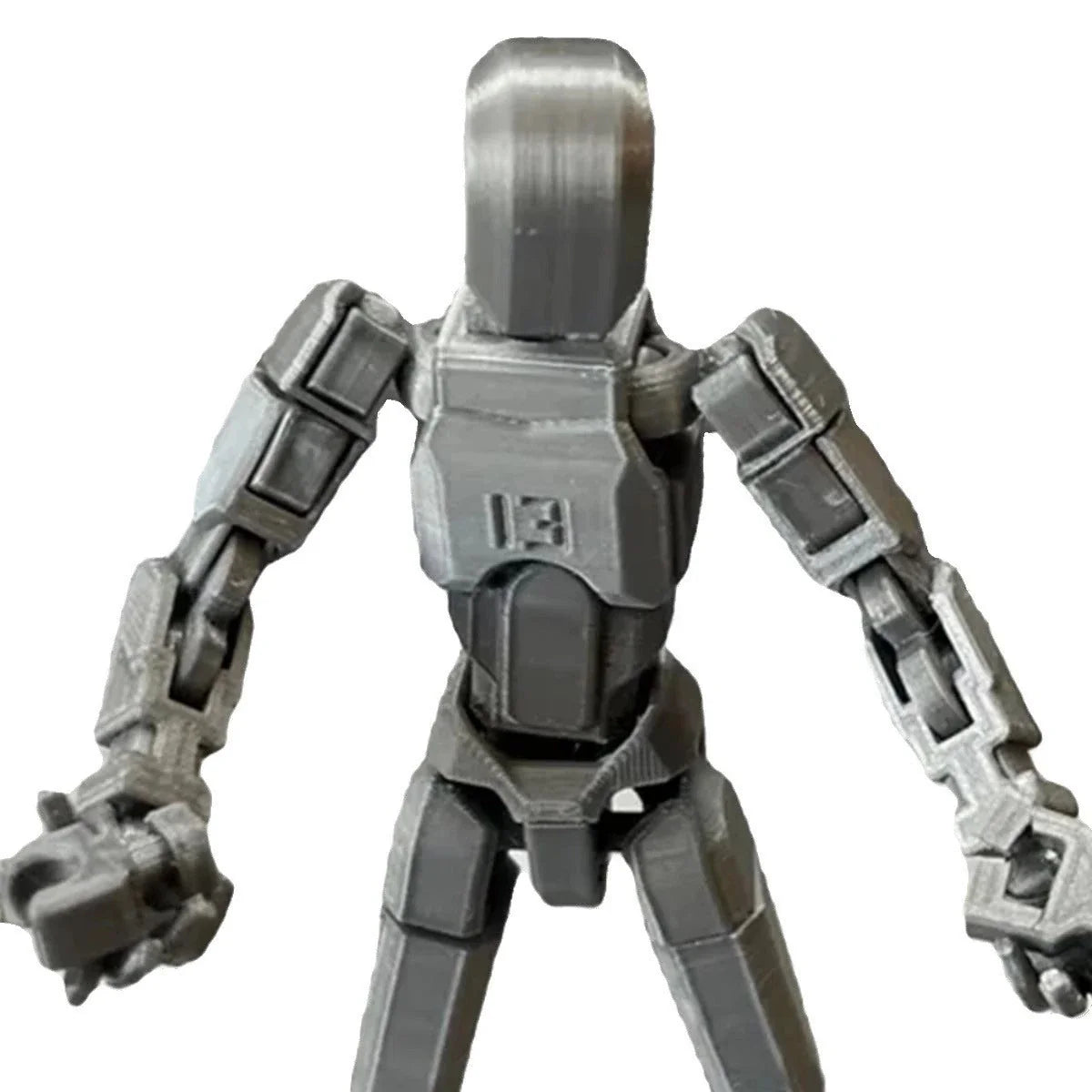 Versatile multi-jointed robotic action figure with customizable posing and design capabilities