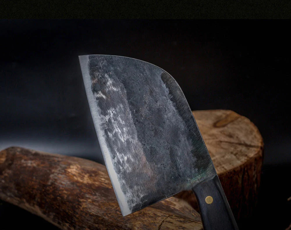 Premium stainless steel meat cleaver chef's knife with ergonomic handle and razor-sharp blade for tough cutting tasks