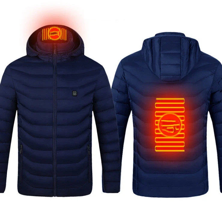 Versatile heated jacket with USB charging for customizable warmth and cozy comfort in any weather