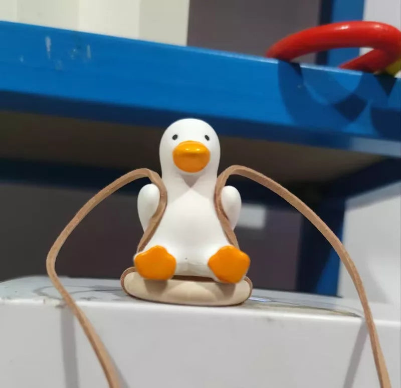 Car Swing Duck Pendant Ornament Doll - colorful cartoon duck decoration