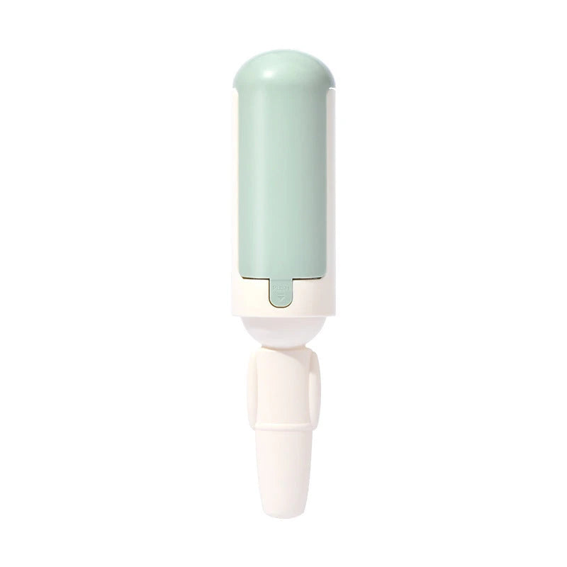 Versatile pet hair remover roller with comfortable, non-slip handle for effortless cleaning of couches, car seats, carpets, and bedding