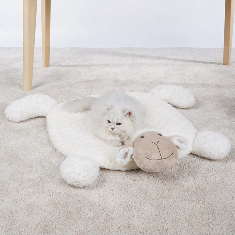 Cozy Sheep Rug: Soft, plush carpet with charming sheep design for comfortable home decor