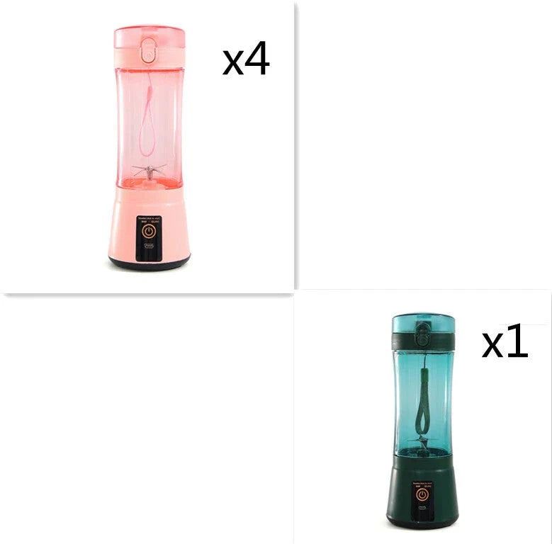Rechargeable portable blender for making smoothies, shakes, and other on-the-go refreshments