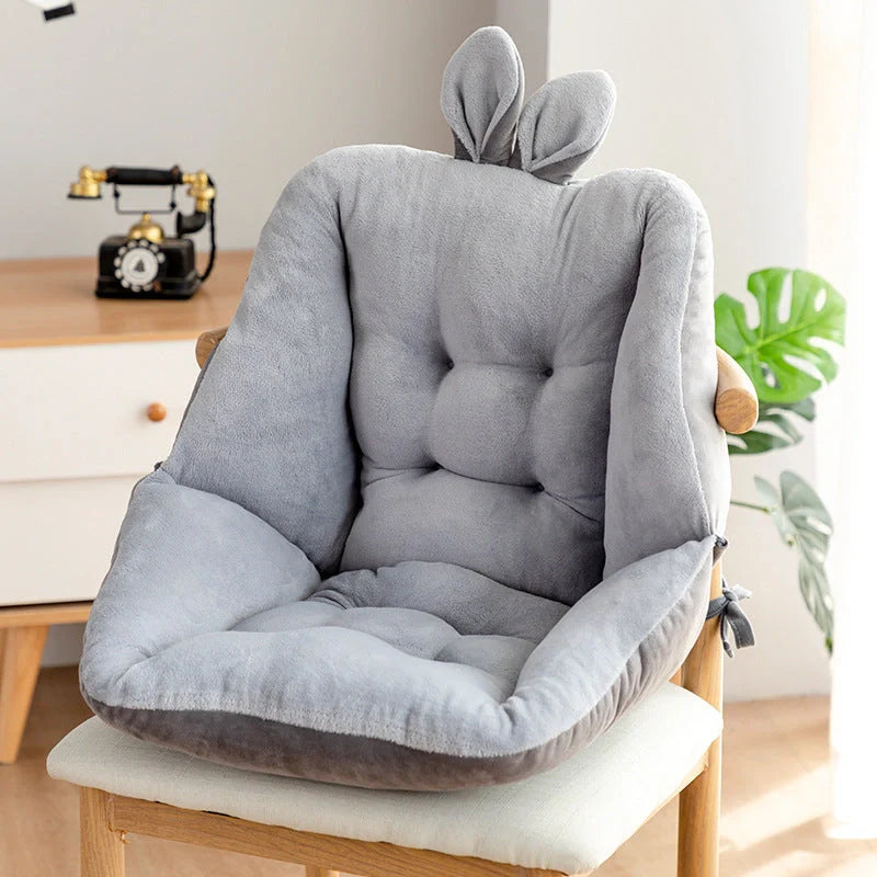 Premium plush seat cushion with quick-rebound technology for exceptional comfort and support