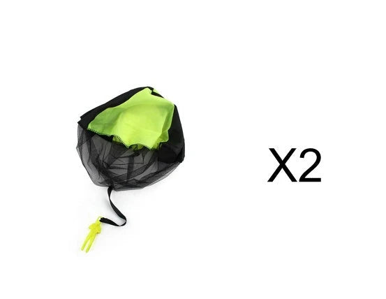 Colorful paratrooper toy parachute with soldier figure, designed for outdoor fun and educational play