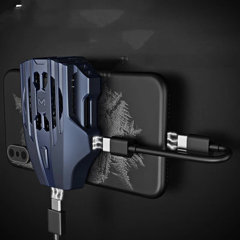 Advanced mobile phone cooling system with dual-core refrigeration technology for superior temperature control and heat dissipation