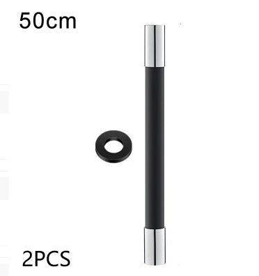 Adjustable bathroom faucet extender with 360-degree rotation for extended reach and flexible positioning