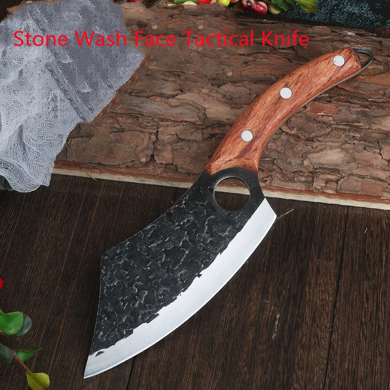 Forged Small Kitchen Knife with anti-rust blade and rosewood handle