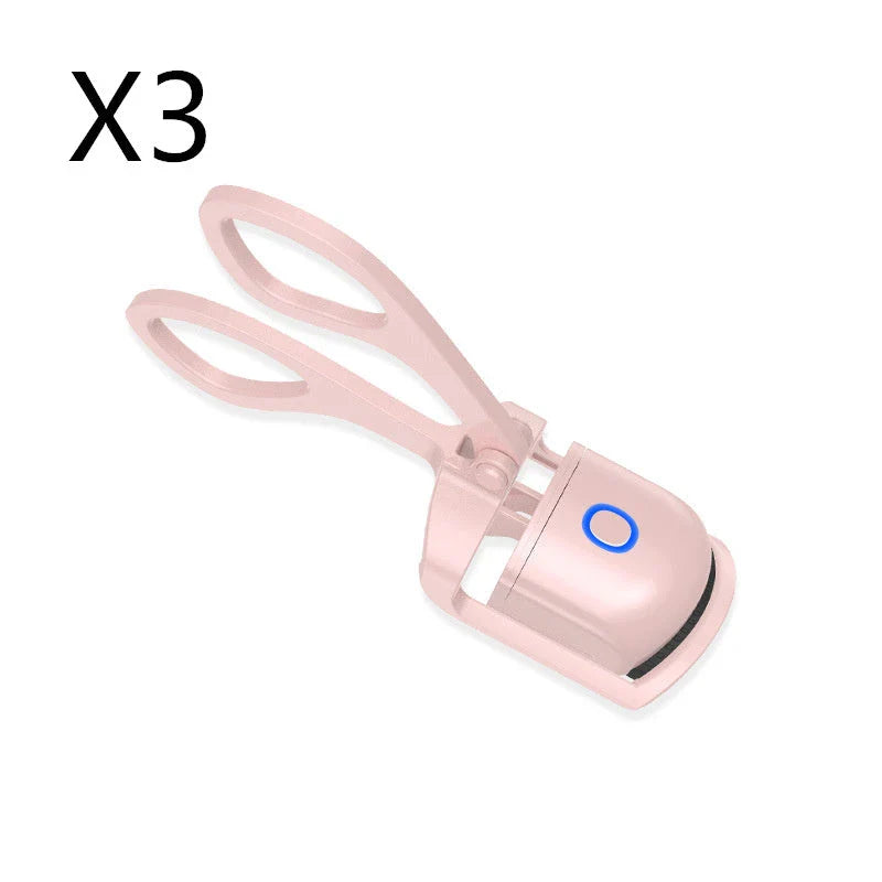 Rechargeable Electric Eyelash Curler with Temperature Control for Effortless Lash Curling