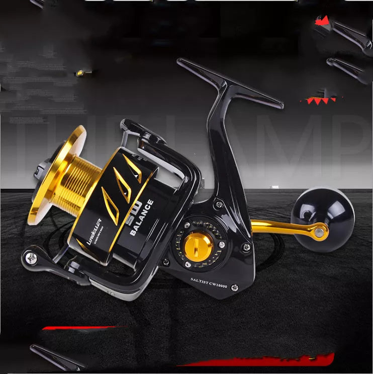 Metal Boat Fishing Wheel Spinning Trolling with high-speed ratio for efficient fishing