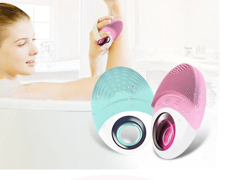 Versatile Sonic Facial Cleansing Device with Wireless Charging for Deep Pore Cleansing and Skin Rejuvenation