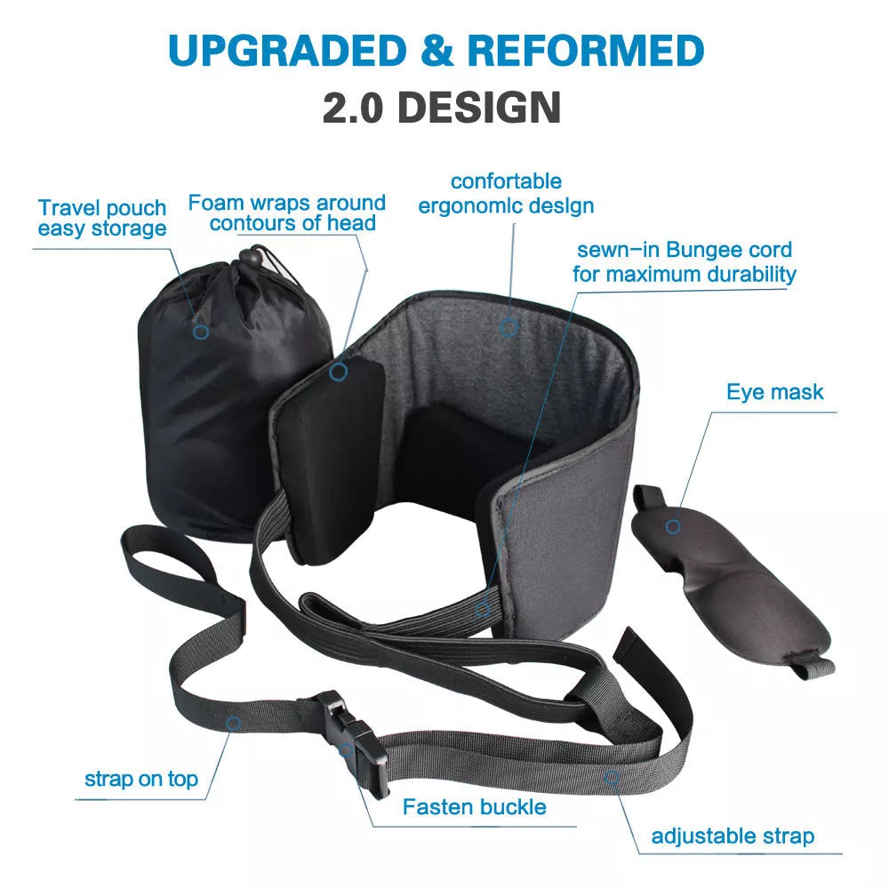 Neck Hammock Neck Stretcher in black grey for pain relief and mobility improvement