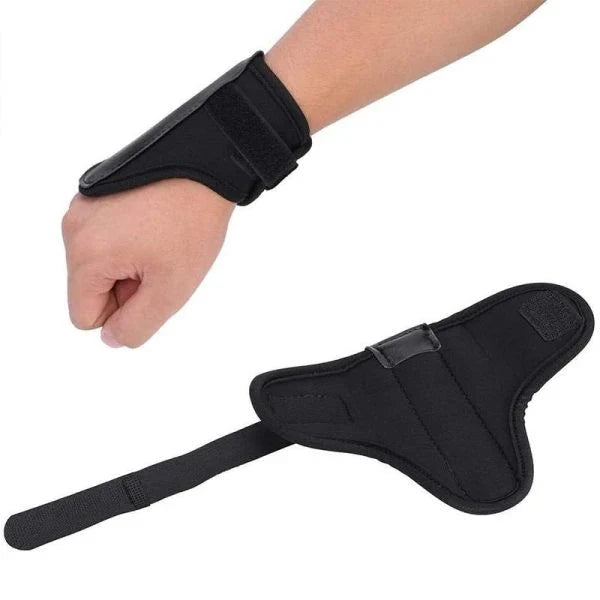 A golf wrist brace band trainer designed to improve swing mechanics and prevent wrist injuries