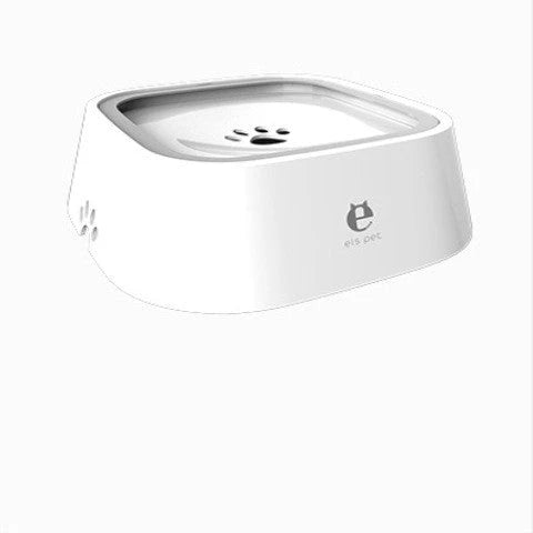 1.5L Pet Water Bowl with Anti-Overflow Design, Slow Water Feeder, and Splash-Proof Features