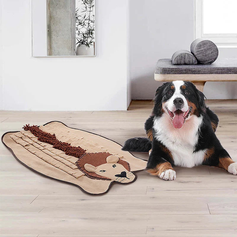 Interactive Dog Snuffle Mat - Engage Your Dog's Senses with This Durable, Non-Slip Feeding Pad