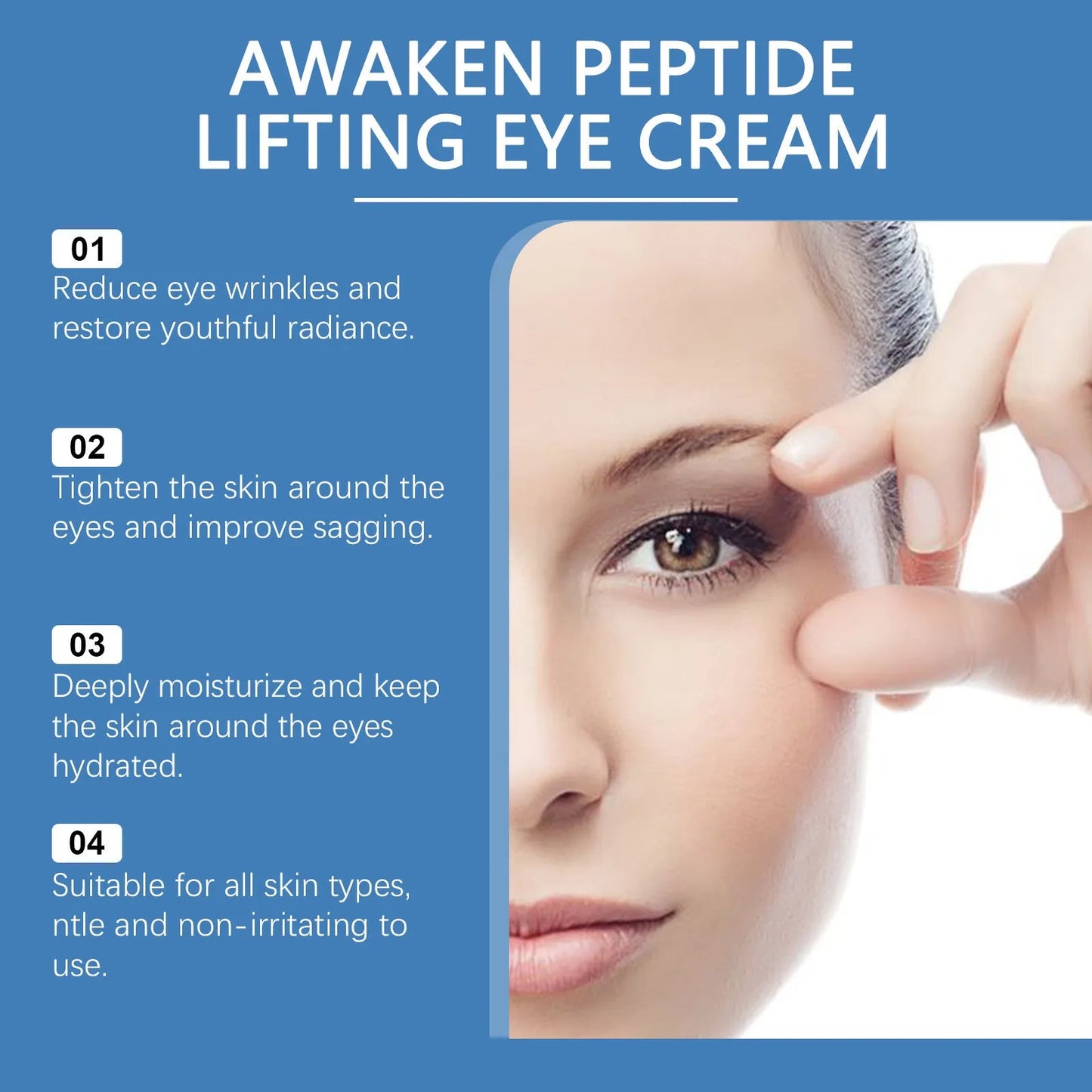 Viareline Collagen Firming Eye Cream in a 15g white jar.