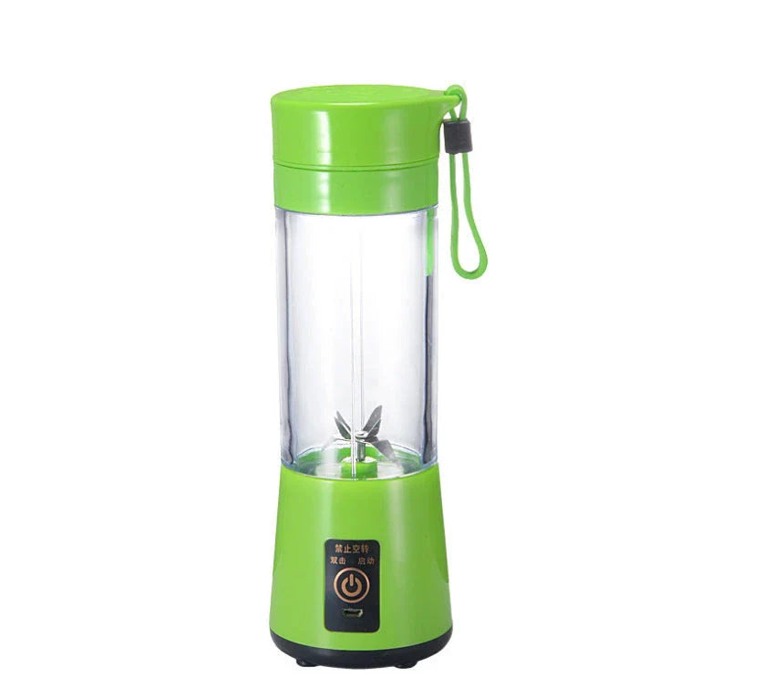 Rechargeable portable blender for making smoothies, shakes, and other on-the-go refreshments