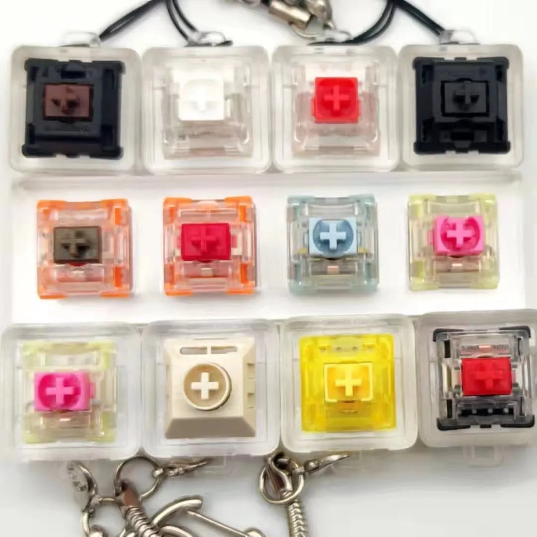 Yellow resin cheese key cap with 3D sculpted design for mechanical keyboards