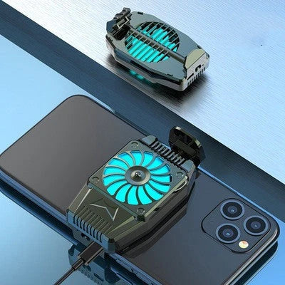 Advanced mobile phone cooling system with dual-core refrigeration technology for superior temperature control and heat dissipation