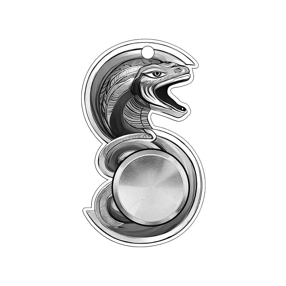 Customizable fidget spinner toy with keychain, available in various designs for stress relief and focus