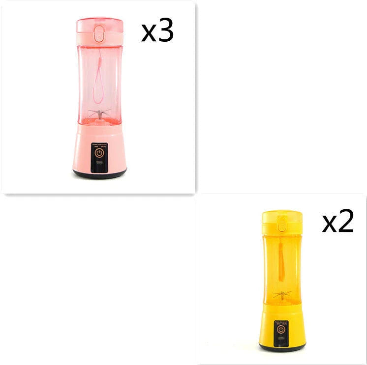 Rechargeable portable blender for making smoothies, shakes, and other on-the-go refreshments