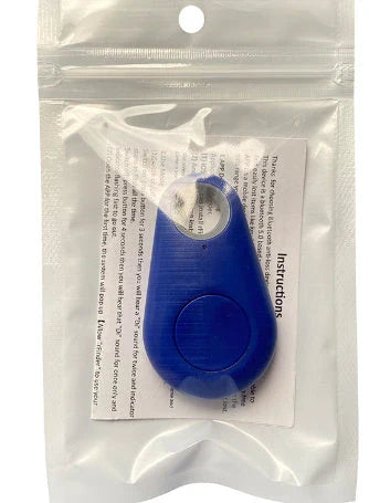 Compact Bluetooth tracking tag with smartphone app to find lost keys, wallet, pets and other valuable items