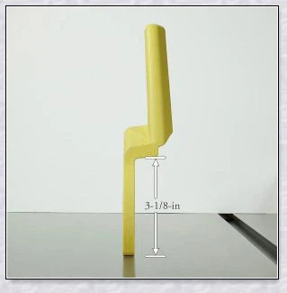 Premium Table Saw Woodwork Tools with offset handle, 3/8-inch wide design, and single-knob featherboard for safe and precise cutting in woodworking