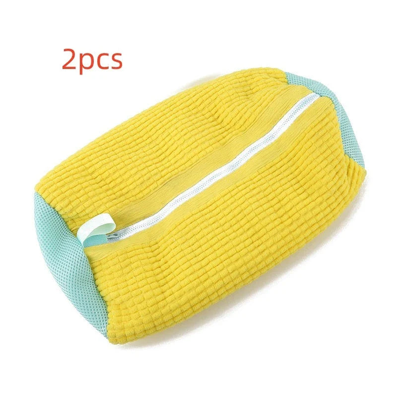 Premium Washable Shoe Laundry Bag - Gently Clean Shoes in Washing Machine